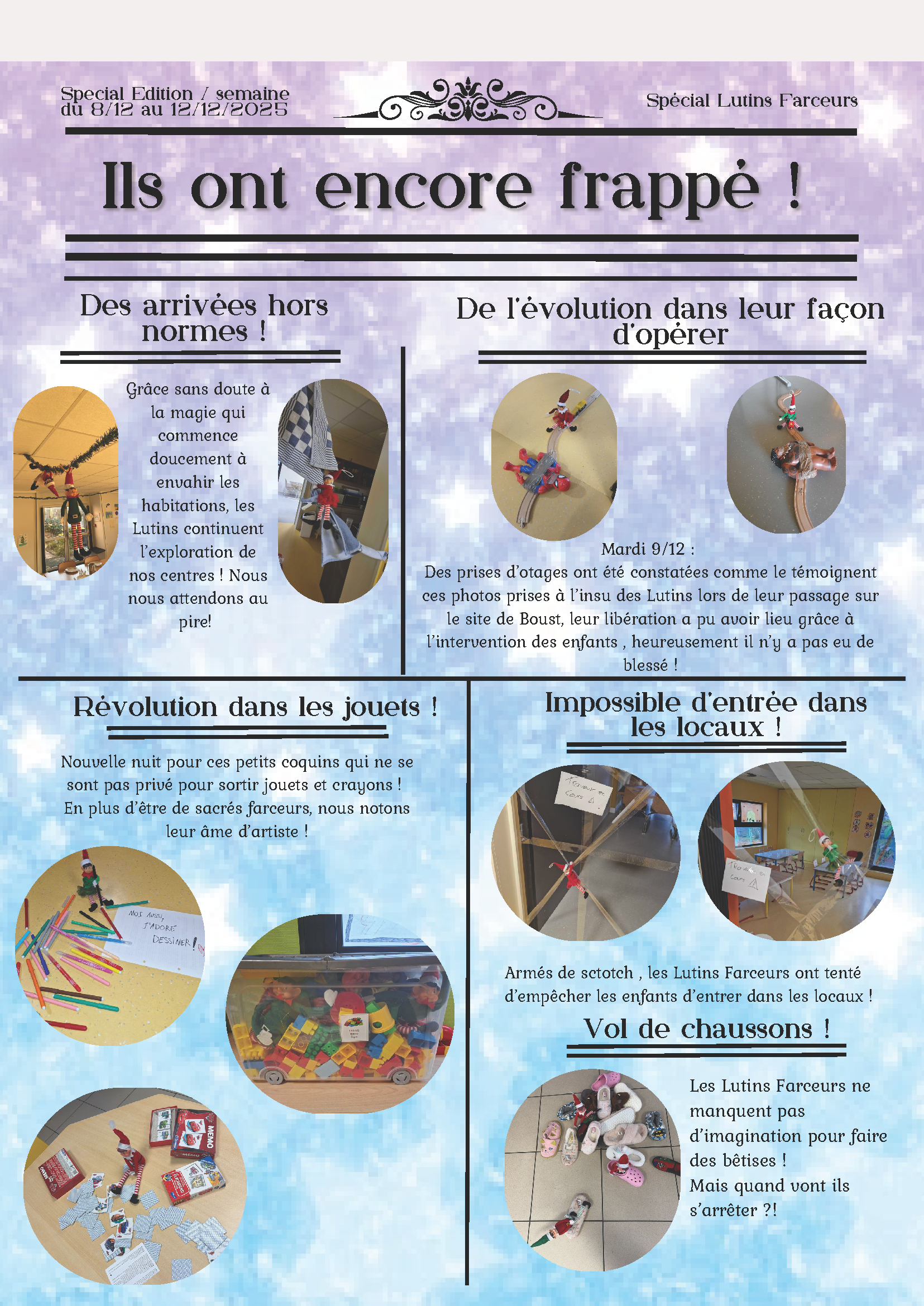 Les lutins farceurs ont envahi ECLOS
